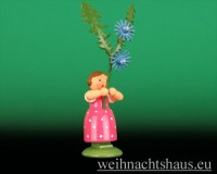 Seiffen Weihnachtshaus - Wiesenblumenkind 11cm Wegwarte - Bild 1