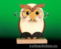 Brillenhalter Brillenständer Halterung für Brillen Eule Tier aus Holz Geschenk Brillenträger Brilleneule Brillenzubehör Geschenk Brillenträger Kuhnerteulen