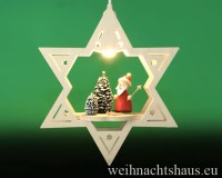 Fensterbild Weihnach beleuchtet Fensterbilder Weihnachten Weihnachtsmann beleuchtet Weihnacht Weihnachtsdeko Fensterdeko für Fenster Weihnachtsstern Sterne Weihnachtsstern  Fenstersterne