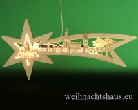 Doppelschwibbogen Dresden Sternenschweif Dresdener Frauenkirche Erzgebirge Fensterbeleuchtung Deko Weihnachtsdeko Fensterdek Weihnachten kaufen