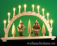 Schwibbogen Erzgebirge geschnitzt LED Bogen Lichterbogen Schwibbogendeko geschnitze Lichterbögen Schwibbögen