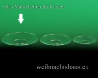 Glasmanschette für Kerzenleuchter Manschette aus Glas 22 mm Kerzenhalter kaufen