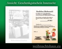 Seiffen Weihnachtshaus - Gutschein 40,00  - Bild 2