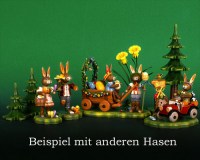 Seiffen Weihnachtshaus - Hubrig Häschen Kückenliesel - Bild 2