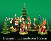 Seiffen Weihnachtshaus - Hubrig Häschen Farbenkünstler - Bild 2