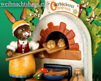 Seiffen Weihnachtshaus - Hubrig  Häschen Osterbäckerei/ NEU 2011 - Bild 2