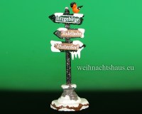 Hubrig Neuheit 2026 Holzkunst Erzgebirge Wegweiser Neu