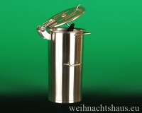 Seiffen Weihnachtshaus - Räucherofen aus Metall Huss originelle Aschtonne - Bild 1