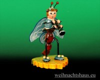 Seiffen Weihnachtshaus - Käfer Libelle Klarinette - Bild 1