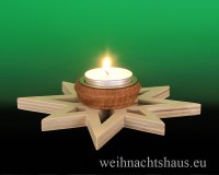 Kerzenleuchter Holz Stern Weihnacht Teelicht Kerzenhalter