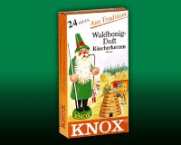 Seiffen Weihnachtshaus -  Knox Räucherkerzen Waldhonig - Bild 1