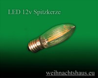LED 12v für Schwibbogen Kerzen 12 Volt wechseln in LEDs Spitzkerzen günstig kaufen
