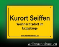 Kühlschrankmagnet Erzgebirge Magnet Souvenier Ortseingangschild Seiffen