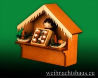 Rommy Thiele Erzgebirge Winterkinder Thiel Romy Winterkind Weihnachtsstand mit Christbaumschmuck günstig kaufen Seiffen Deutschneudorf