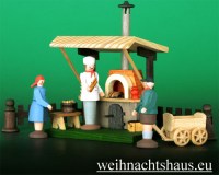 Seiffen Weihnachtshaus - Sommermarkt Grillstand 6 tlg - Bild 2