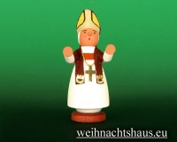 Seiffen Weihnachtshaus - Miniatur 6,5cm Papst - Bild 1