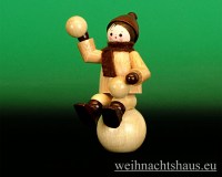 Winterkind Romy Thiel Winterkinder Winterfiguren Erzgebirge Winterkinderfiguren Winterkindjunge auf Schneekugel  günstig kaufen Seiffen