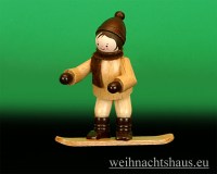 Erzgebirge Thiel Winterkinder Snowboard holzfigur Thielfigur