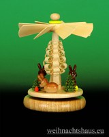 Osterpyramide Oster Pyramide Erzgebirge Wärmespiel Ostern Osterdeko Erzgebirgisch aus Holz Miniaturpyramide Ostermotiv Pyramiden günstig kaufen Seiffen Werksverkauf