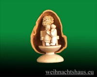 Nußschale Nüsse mit Figuren Nußschalen Figur Miniatur Tanzpaar Gernegroß Seiffen Holz Werksverkauf Erzgebirge