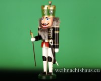 Seiffen Weihnachtshaus - Nussknacker Erzgebirge 38cm  Bergmann traditionell - Bild 2