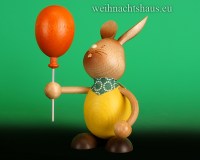 Sterhase Kuhnert Stupsi 2025 Neuheit aus dem Erzgebirge Osterhäschen aus Holz