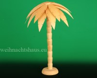 Palmen Ersatzpalme Erzgebirge aus Holz  grosse Palme 32 cm 