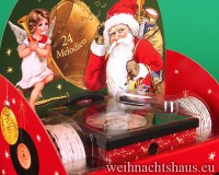Seiffen Weihnachtshaus - Adventskalender nostalgischer Plattenspieler Weihnachtsmelodien - Bild 2