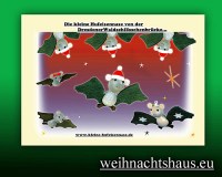 Seiffen Weihnachtshaus - Postkarte Hufi Weihnacht - Bild 1