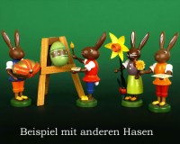 Osterhasen Erzgebirge Osterhäschen Osterhase aus Holz mit Osterei günstig kaufen Ostern Oster Osterfest Neuheiten dieses Jahr erzgebirgischer Osterschmuck