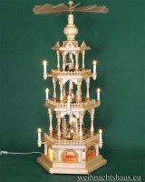Weihnachtspyramide Erzgebirge elektrisch erzgebirgische Weihnachtspyramiden groß Pyramide Seiffen Werksverkauf