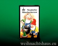 Seiffen Weihnachtshaus - Neudorfer Räucherkerzen Schokolade - Bild 1