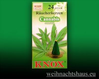 Räucherzen Canabis Knox Erzgebirge Canabisduft sale Werksverkauf Mohorn Seiffen