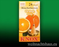 Knox Räucherkerzen Orange Sommerduft Erzgebirge Mohorn Seiffen Werksverkauf sale