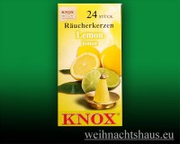 Räucherkerzen Erzgebirge Knox Zitrone Lemon gegen Mücken Insekten Sommerduft Mohorn Seiffen Werksverkauf