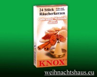 Seiffen Weihnachtshaus -  Knox Räucherkerzen Gebrannte Mandel - Bild 1