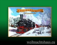 Räucherkerzenadventskalender Crottendorf Neuheit Eisenbahn