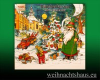 Seiffen Weihnachtshaus - Adventskalender  Knox 2021  Kalender Räucherkerzen Räuchermann - Bild 1