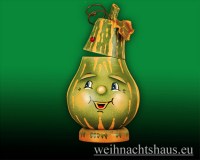 Seiffen Weihnachtshaus - <!--07-->Räucherfigur  Flaschenkürbis - Bild 1
