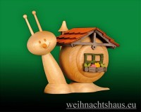 Räucherhaus Erzgebirge Räucherhäuser Haus zum Räuchern Räucherschnecke Erzgebirgsches Schneckenhaus