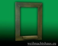 Holz Deko Rahmen Wandrahmen Dekorahmen aus Holz Erzgebirge,  grün
