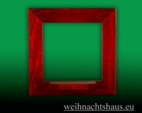Seiffen Weihnachtshaus - Wandrahmen Fichte rot B 24 x H 24 cm - Bild 1
