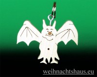 Seiffen Weihnachtshaus - Schlüsselanhänger Fledermaus - Bild 1