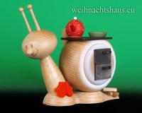 Schnecke zum Räuchern Kuhnert Räucherfigur Erzgebirge Neuheit kaufen