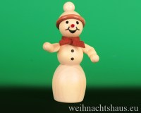 Seiffen Weihnachtshaus - .      Kugelschneefrau mit  Schal Neuheit 2021 - Bild 1