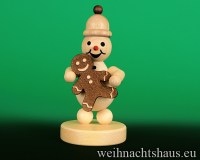 Schneemann Wagner Neuheit Junior mit Lebkuchen