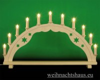 Schwibbogen Erzgebirge ohne Figuren leer selbst bestücken Lichterbogen günstig kaufen