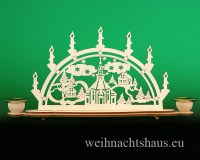 Schwibbogen Seiffen für Kerzen Erzgebirge Lichterbogen