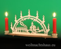 Schwibbogen für Wachskerzen Lichterbogen Kerzen Weihnachten Eisenbahn