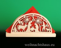 Serviettenständer Holz Erzgebirge Krippe Weihnacht Geburt